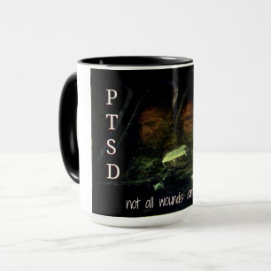 PTSD Alla sår är inte synliga, Beverage Mugg