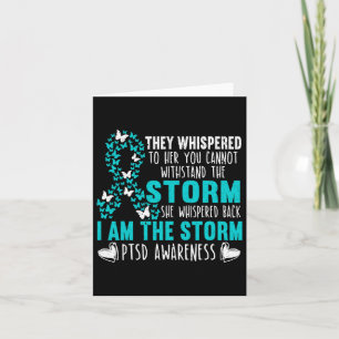 Ptsd Awareness Butterfly Posttraumatic Stressa Dis Kort