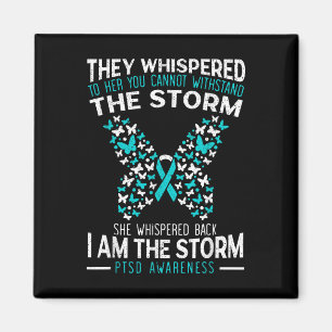 Ptsd Awareness Butterfly Posttraumatic Stressa Dis Magnet