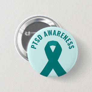 PTSD Awareness Teal Ribbon Knapp