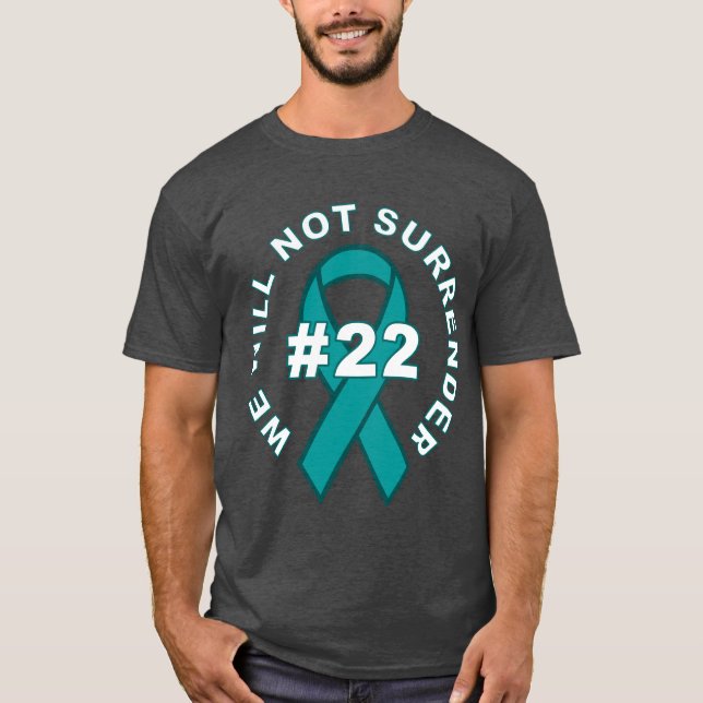PTSD AWARENESS | VI KOMMER INTE ATT ÖVERLÄMNA T SHIRT (Framsida)