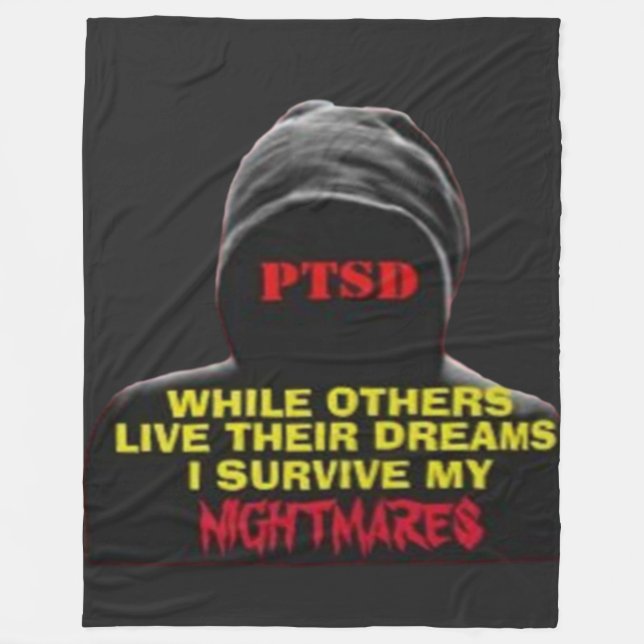 PTSD FLEECEFILT (Framsidan)