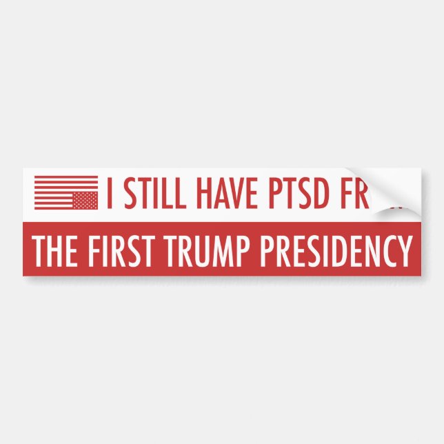 PTSD från trast Bildekal (Framsidan)