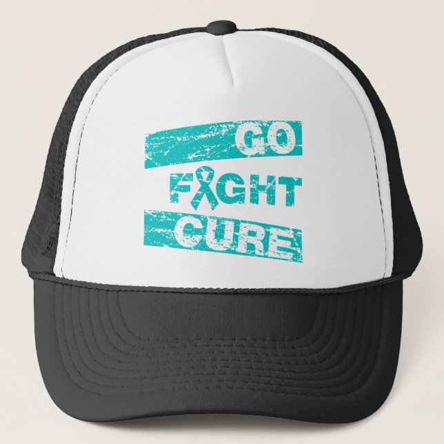 PTSD Go Fight Cure Truckerkeps (Framsida)