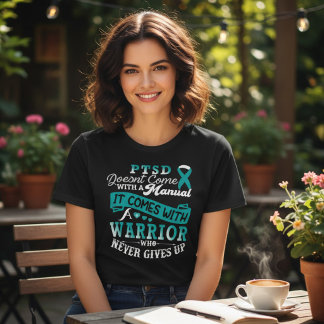 PTSD Krigares Styrka och Mod T Shirt