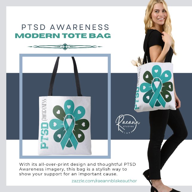 PTSD-medvetandeskapad Totebag Tygkasse (Skapare uppladdad)