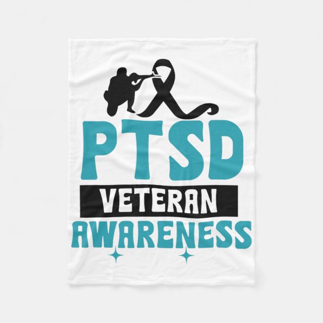 PTSD-medveten stödjande gemenskap Psykisk hälsa  Fleecefilt (Framsidan)