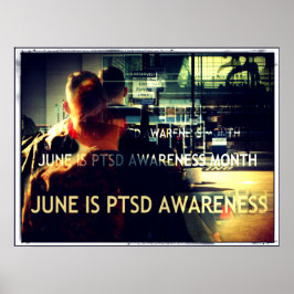 PTSD-medvetenhet Poster
