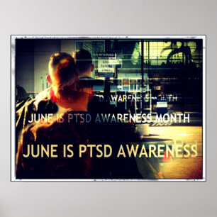 PTSD-medvetenhet Poster