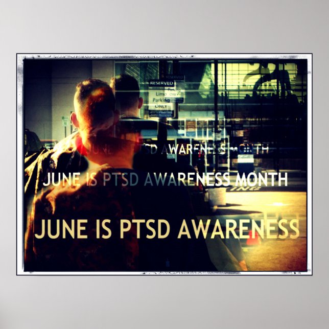 PTSD-medvetenhet Poster (Framsidan)