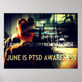 PTSD-medvetenhet Poster