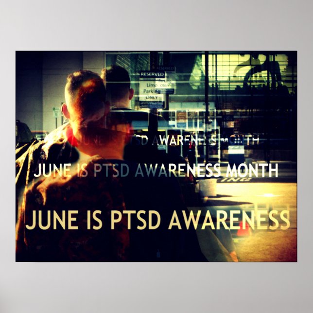 PTSD-medvetenhet Poster (Framsidan)