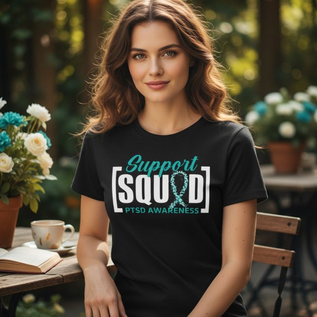 PTSD-medvetenhet Stöd Squad T Shirt (Skapare uppladdad)
