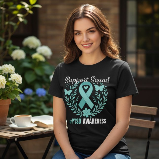 PTSD-medvetenhet Stöd Squad T Shirt (Skapare uppladdad)