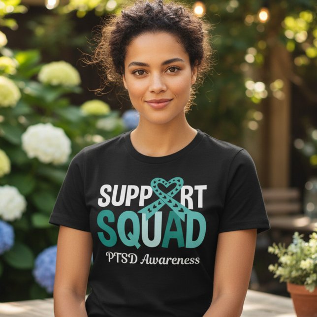 PTSD-medvetenhet Stödsquad T Shirt (Skapare uppladdad)