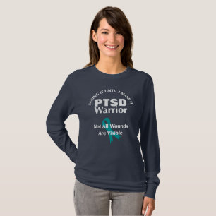 PTSD-medvetenheten citerar det grafiska T Shirt