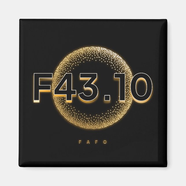 PTSD Mental Health Awareness F43.10 Magnet (Framsidan)