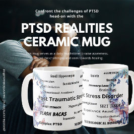 PTSD Reality Awareness Ceramic Mugg