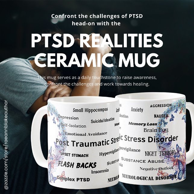 PTSD Reality Awareness Ceramic Mugg (Skapare uppladdad)