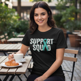 PTSD-stödgrupp Teal Band T Shirt