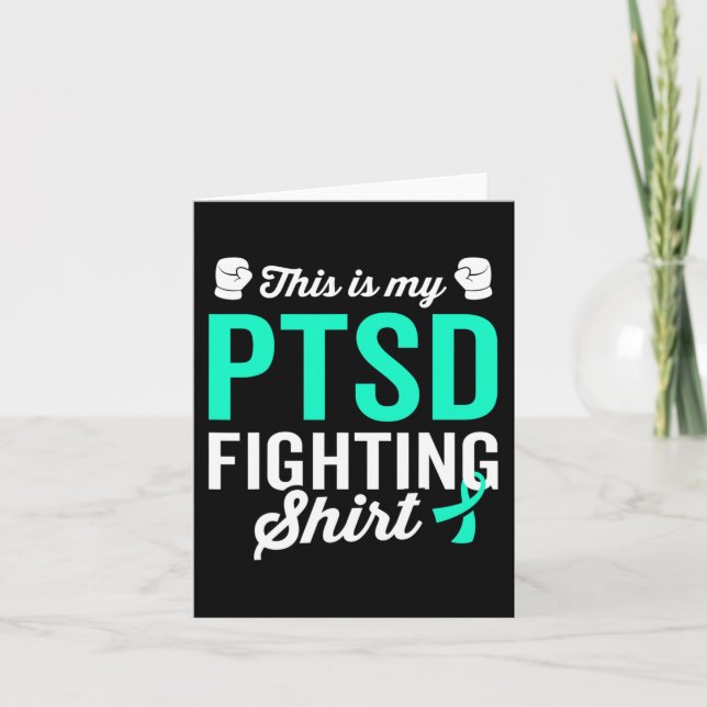 Ptsd Stressar Warrior Survivor Awareness, blir bra Kort (Framsida)