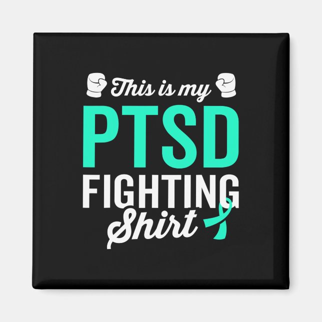 Ptsd Stressar Warrior Survivor Awareness, blir bra Magnet (Framsidan)