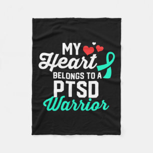 Ptsd Stressar Warrior Survivor Support Awareness R Fleecefilt