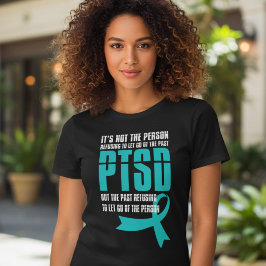 PTSD Tidigare Trauma Turkos Band Medvetenhet T Shirt
