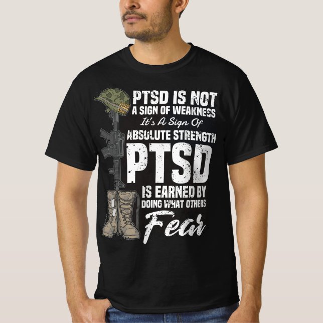 PTSD-upplysningsgåvor för mentalsår Sökning efter  T Shirt (Framsida)