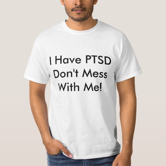 PTSD-varning T-shirt (Framsida)
