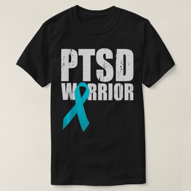 PTSD WARRIOR Underbar Raising Awareness Gift T Shirt (Design framsida)