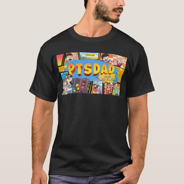 PTSDad - T-shirt (Framsida)