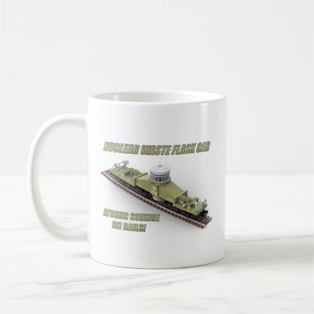 PTW American Nuclear Flask Car Dual-Sided Mug Kaffemugg (Vänster)