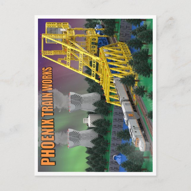 PTW Atomic Train på Bron vykort (Framsida)