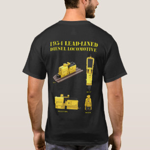PTW baktryckt blyfodrad lokomotiv t-shirt