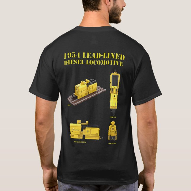 PTW baktryckt blyfodrad lokomotiv t-shirt (Baksida)