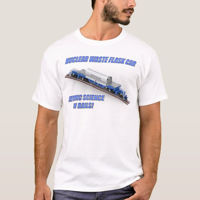 PTW brittisk kärnavfallstransportvagn för t-shirt (Framsida)