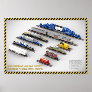 PTW Nuclear Energy Train Kollektion Affisch