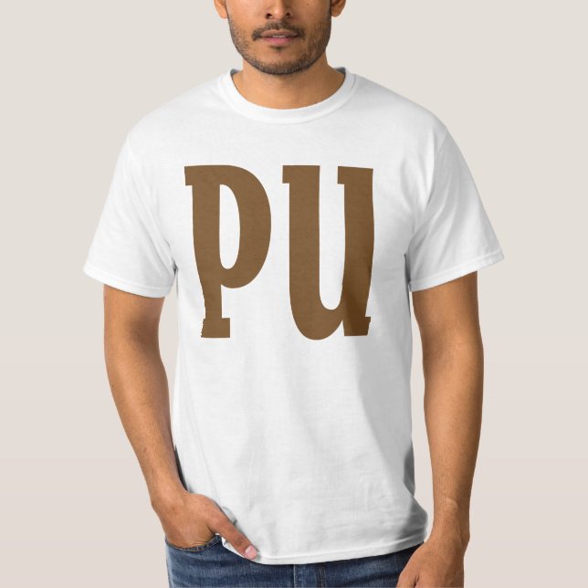 PU. Nåt luktar. T-shirt (Framsida)