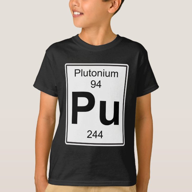 Pu - Plutonium T-shirt (Framsida)