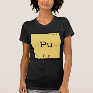 Pu - Pulp Funny Chemistry Inslag-symbol T-Shirt