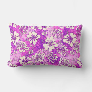 Pua Aloha Hawaiian Hjärtformade Hibiscus Lumbarkudde