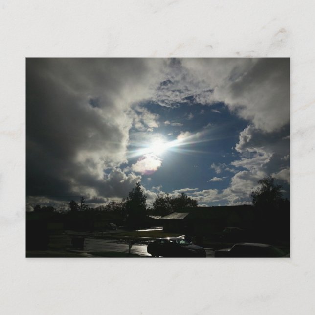 PUA Himmel 1 - utbildad brainfart Vykort (Framsida)