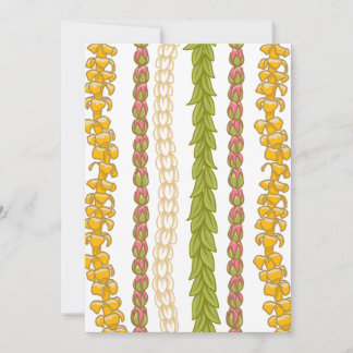 Puakenikeni Lokelani Pikake Maile brevpapper Inbjudningar