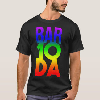 PUB 10 DA Bartender-PRIDET Rainbow Funny Bartender T Shirt