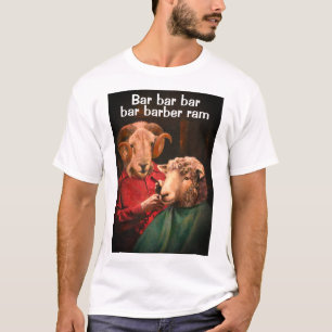 Pub Barber Ram Joke T-shirt