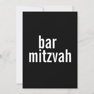 Pub & Bat mitzvah meddelanden och inbjudningar