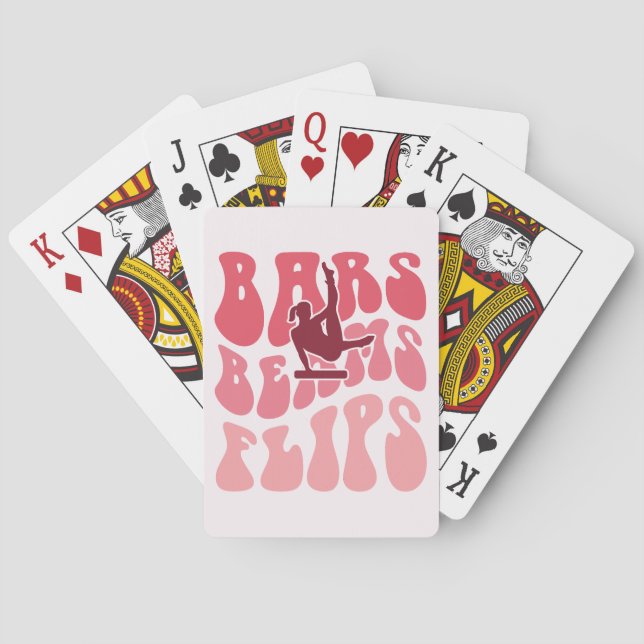 Pub, Beams and Flips - Gymnastics Casinokort (Baksidan)