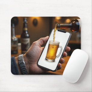 Pub Beer Flaska, väsande öl Musmatta