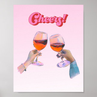 Pub Cart Print, Cheers Print, Pub Cart Decor Poster